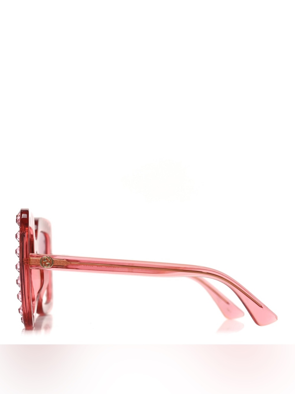 Pink Crystal Gucci Square Frame - Picture 6 of 11